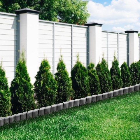 Palisada ogrodowa obrzeże do grządek trawnika border zestaw 16 el. 4,1 m