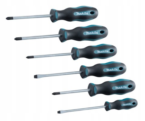 ZESTAW WKRĘTAKÓW 6 SZT. SL + PH + PZ ZESTAW WKRĘTAKÓW 6 SZT. SL + PH + PZ
