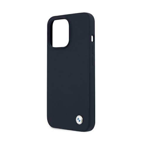 BMW Silicone Signature Logo - Etui iPhone 13 Pro Max (granatowy)