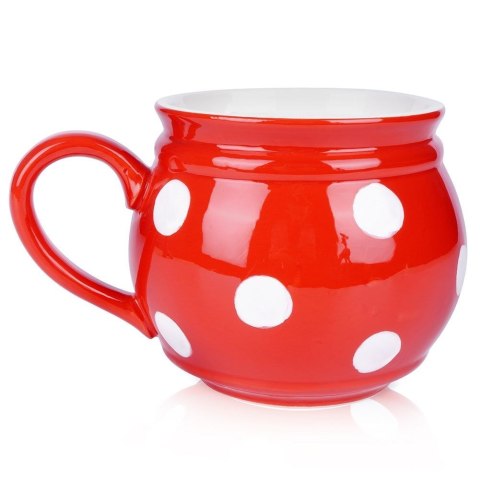 Kubek ceramiczny czerwony 950 ml Kubek ceramiczny czerwony 950 ml