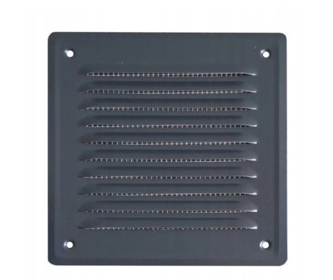KRATKA METALOWA SKOŚNA Z SIATKĄ 14*14CM GRAFIT