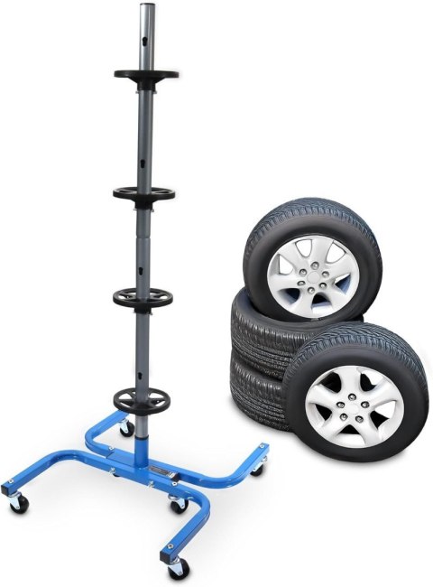 Stalowy stojak na 4 koła opony do 150kg 245mm Bituxx Stalowy stojak na 4 koła opony do 150kg 245mm Bituxx