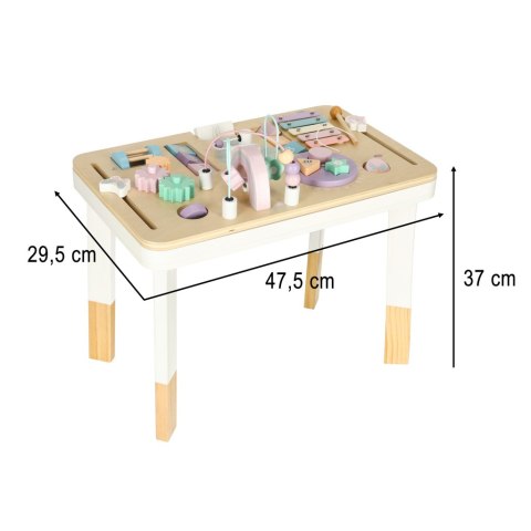 Stolik manipulacyjny montessori pastelowy Lulilo