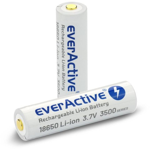 Akumulator 18650 Li-Ion 3,7V everActive 3500mAh (1 szt.) micro-USB z zabezpieczeniem EVERACTIVE