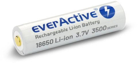 Akumulator 18650 Li-Ion 3,7V everActive 3500mAh (1 szt.) micro-USB z zabezpieczeniem EVERACTIVE