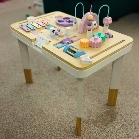 Stolik manipulacyjny montessori pastelowy Lulilo Stolik manipulacyjny montessori pastelowy Lulilo