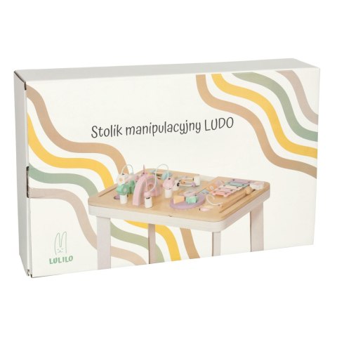 Stolik manipulacyjny montessori pastelowy Lulilo Stolik manipulacyjny montessori pastelowy Lulilo