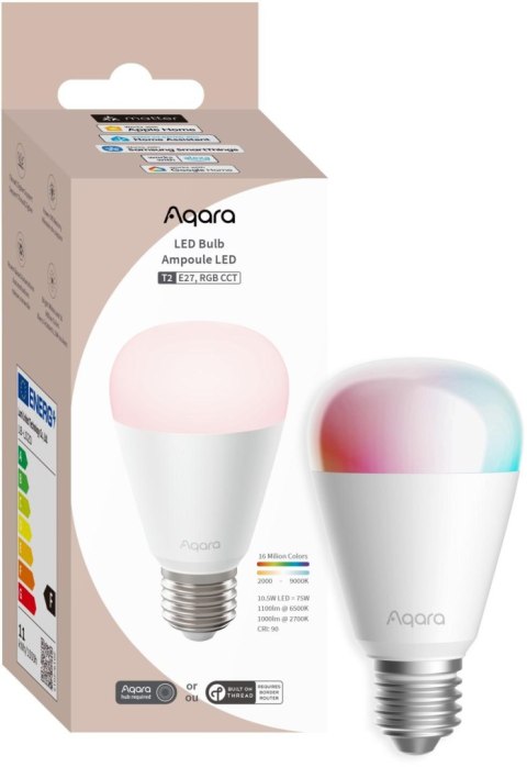 Żarówka LED Aqara LED Bulb T2 RGB CCT E27 AQARA