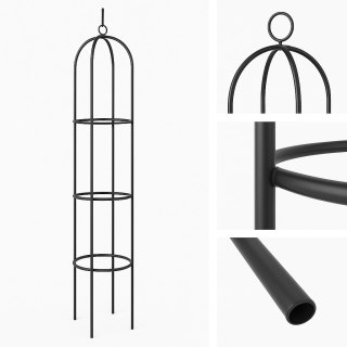Metalowa pergola ogrodowa wspornik na róże 195cm BITUXX