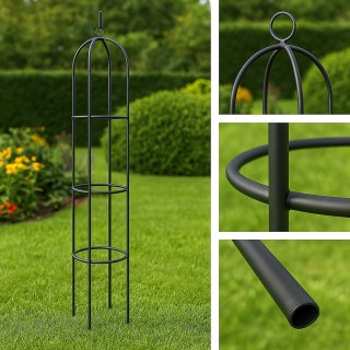 Metalowa pergola ogrodowa wspornik na róże 195cm BITUXX