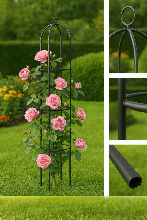 Metalowa pergola ogrodowa wspornik na róże 195cm BITUXX Metalowa pergola ogrodowa wspornik na róże 195cm BITUXX