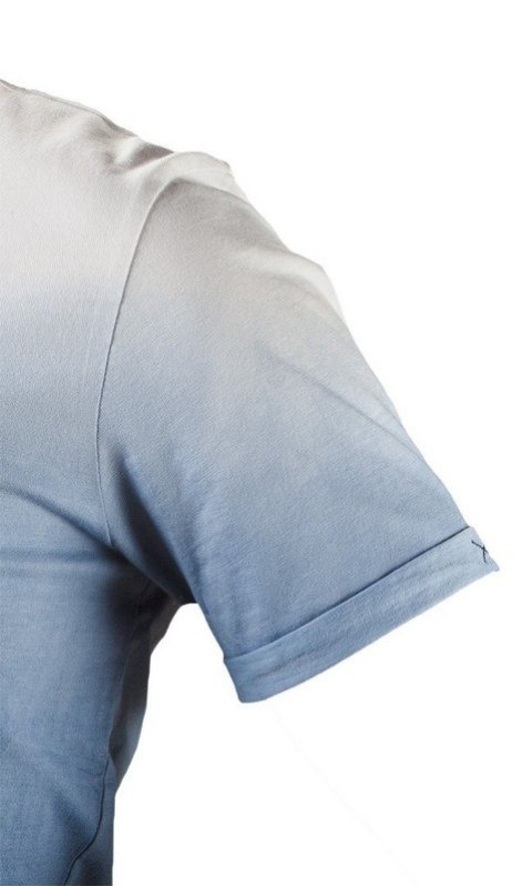T-SHIRT CIENIOWANY DENIM, ROZMIAR L