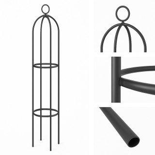 Metalowa pergola ogrodowa wspornik na róże 150cm BITUXX