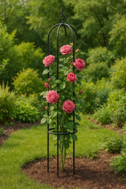 Metalowa pergola ogrodowa wspornik na róże 150cm BITUXX Metalowa pergola ogrodowa wspornik na róże 150cm BITUXX