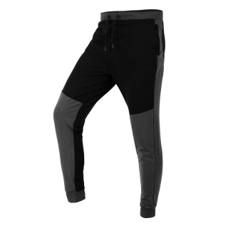 SPODNIE DRESOWE COMFORT, SZARO-CZARNE ROZMIAR L