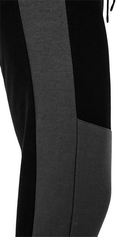 SPODNIE DRESOWE COMFORT, SZARO-CZARNE ROZMIAR L