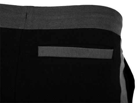 SPODNIE DRESOWE COMFORT, SZARO-CZARNE ROZMIAR L