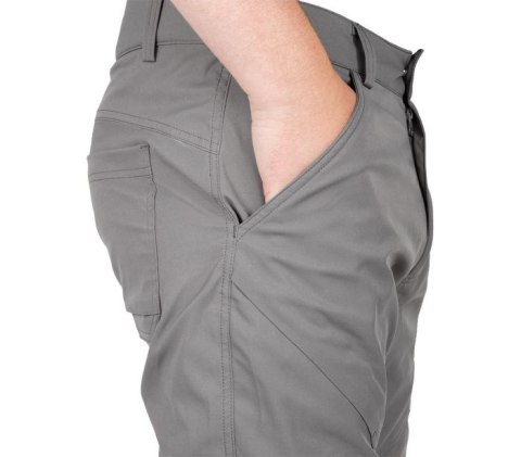 SPODNIE ROBOCZE OUTDOOR 2 WAY STRETCH SZARE ROZMIAR XL