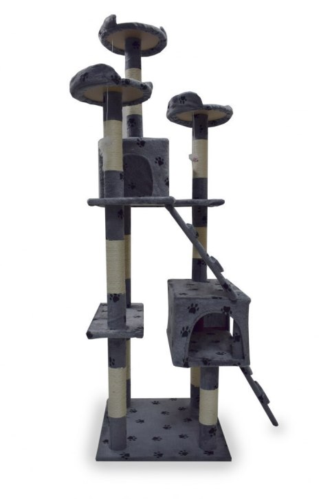 Drapak drzewko Legowisko Wieża dla Kota 170cm Jasnoszary w łapki ANIMEL Drapak drzewko Legowisko Wieża dla Kota 170cm Jasnoszary w łapki ANIMEL