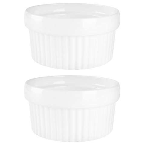 Ceramiczna kokilka do zapiekania foremka żaroodporna miseczka 9,5 cm 2 sztuki