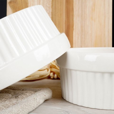 Ceramiczna kokilka do zapiekania foremka żaroodporna miseczka 9,5 cm 2 sztuki