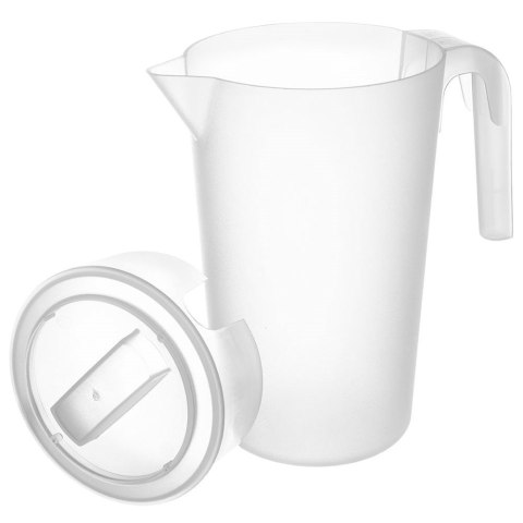 Dzbanek do napojów z pokrywką uchwytem dzióbkiem plastikowy 2,3 l