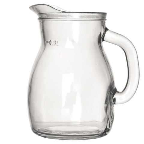 Dzbanek szklany do napojów z uchwytem 500 ml