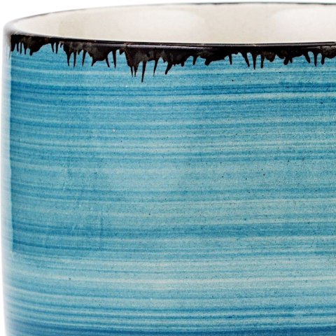 Kubek ceramiczny z uchem do picia kawy herbaty FADED BLUE 355 ml
