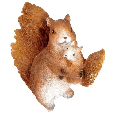 Wiewiórka figurka ogrodowa ozdobna ozdoba do ogrodu dekoracyjna dziecko 15x8x15 cm