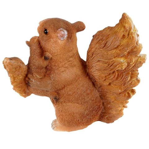 Wiewiórka figurka ogrodowa ozdobna ozdoba do ogrodu dekoracyjna dziecko 15x8x15 cm