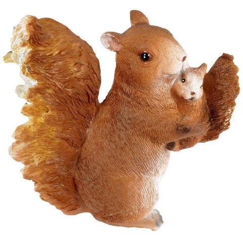 Wiewiórka figurka ogrodowa ozdobna ozdoba do ogrodu dekoracyjna dziecko 15x8x15 cm