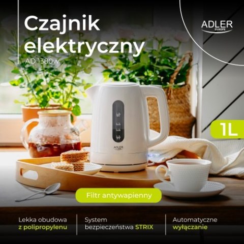 Czajnik elektryczny 1,0 L | STRIX | Obrotowa podstawa | Czajnik elektryczny 1,0 L | STRIX | Obrotowa podstawa |