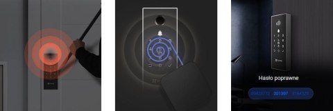 Inteligentny zamek cyfrowy Ezviz DL03 Pro EZVIZ Inteligentny zamek cyfrowy Ezviz DL03 Pro EZVIZ