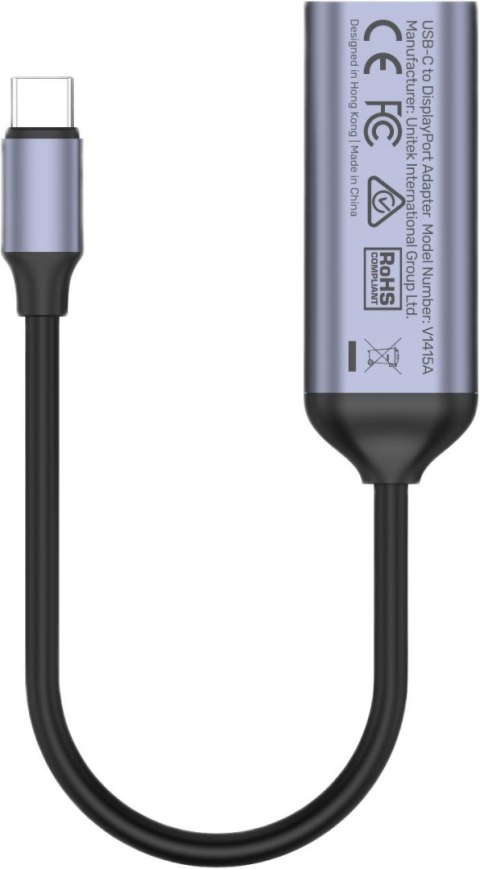 Adapter Unitek USB-C na DisplayPort 1.4 8K 60Hz UNITEK Adapter Unitek USB-C na DisplayPort 1.4 8K 60Hz UNITEK