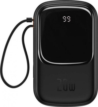 Powerbank Baseus Qpow Digital Display PPQD060201 20000mAh 20W PD QC USB-A USB-C + KABEL Lightning BASEUS