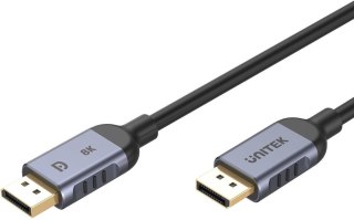 Kabel DisplayPort Unitek 1.4 8k 60hz, 4k 240hz, HDR, HDCP 2.3, DSC 1.2, 3m UNITEK