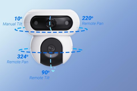 Kamera IP Ezviz HB90 z panelem solarny 8W dual 4MP+4MP Wi-Fi AOV EZVIZ