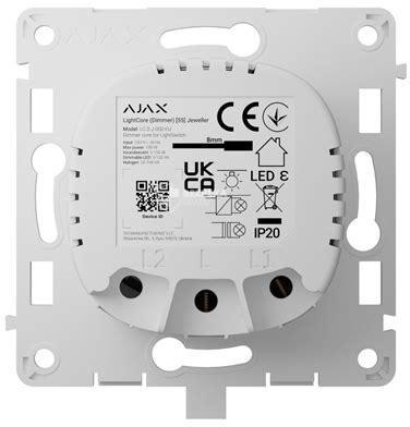 AJAX Włącznik światła LightCore Dimmer vertical (white) AJAX SYSTEMS AJAX Włącznik światła LightCore Dimmer vertical (white) AJAX SYSTEMS