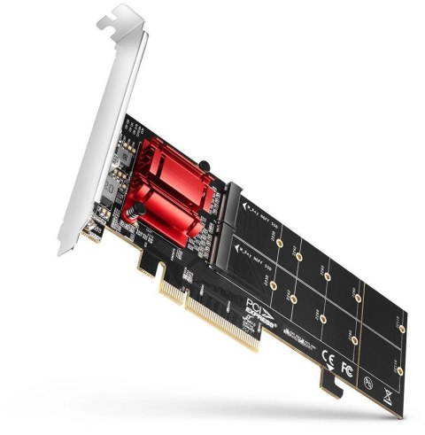 Adapter Axagon PCEM2-ND PCIe 2x NVME M.2 AXAGON Adapter Axagon PCEM2-ND PCIe 2x NVME M.2 AXAGON