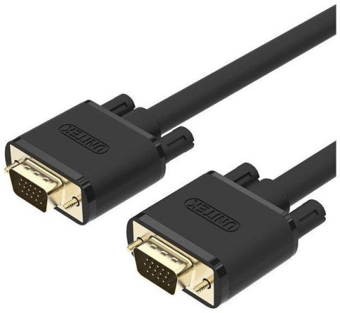 Kabel VGA Unitek Y-C511G Premium VGA HD15 M/M 1m UNITEK Kabel VGA Unitek Y-C511G Premium VGA HD15 M/M 1m UNITEK