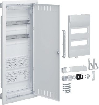 Rozdzielnica hybrydowa podtynkowa, 2 x12modułów, 2x płyta montażowa, 1x gniazdo 230V, HAGER Volta Hybrid VU602PLH HAGER
