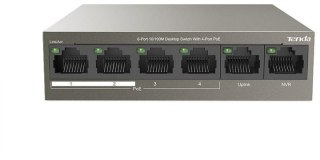 SWITCH POE TENDA TEF1106P-4-63W TENDA