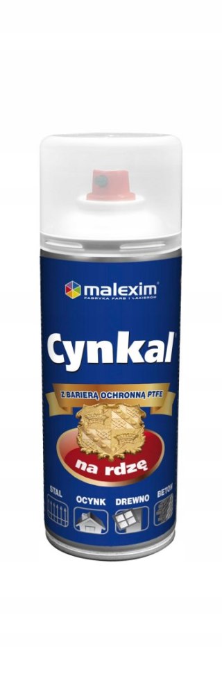 AEROZOL CYNKAL 0.4L SZARY JASNY RAL 7040