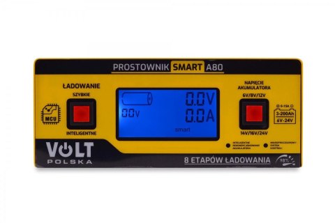 Prostownik Smart Volt Polska 6V/12V/24V 15A A80 VOLT POLSKA