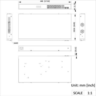 SWITCH POE HIKVISION DS-3E1318P-EI(B) HIKVISION