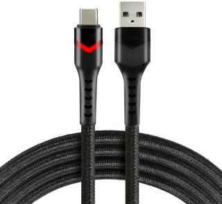 KABEL USB / USB-C RGB LED everActive CBB-1CBR 100cm 3A EVERACTIVE