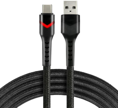 KABEL USB / USB-C RGB LED everActive CBB-1CBR 100cm 3A EVERACTIVE