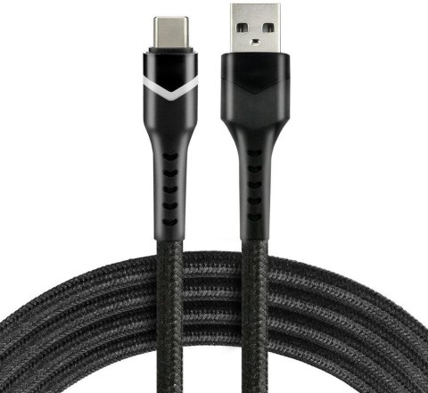 KABEL USB / USB-C RGB LED everActive CBB-1CBR 100cm 3A EVERACTIVE
