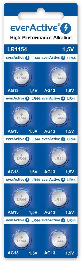 Bateria G13 / LR44 / LR1154 everActive 1,5V (blister 10 szt.) PANASONIC
