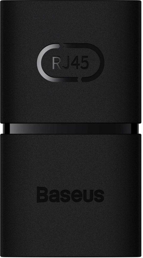 Złączka sieciowa łącznik kabli Ethernet RJ-45 Baseus AirJoy Series 1 szt. - czarna BASEUS
